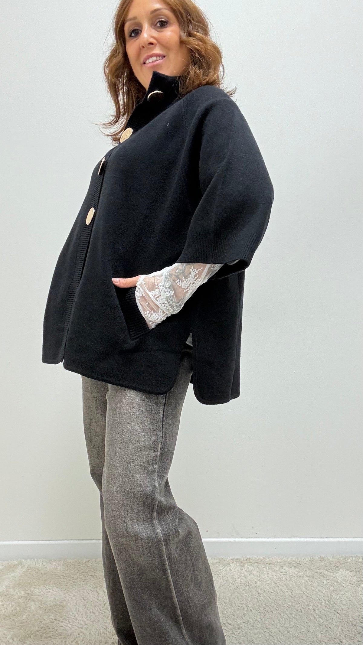 Cardigan cappottino corto Extasy