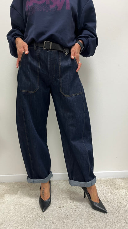 Jeans Balloon Stellina jeans blu notte Susy Mix Art.58300PJ