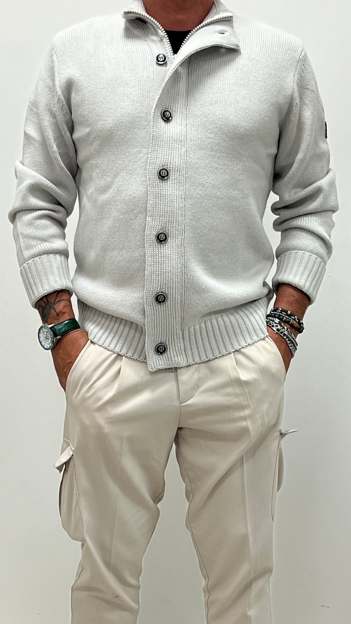 Cardigan Ghiaccio Gianni Lupo Art.GL35080