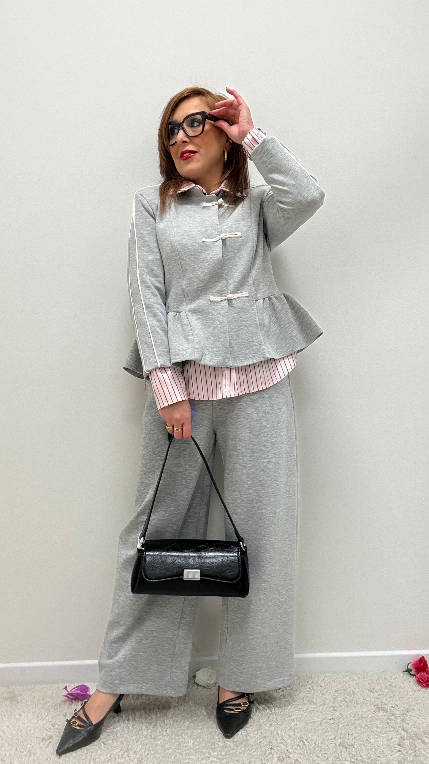 Borsa baguette ecopelle semilucida Memoire