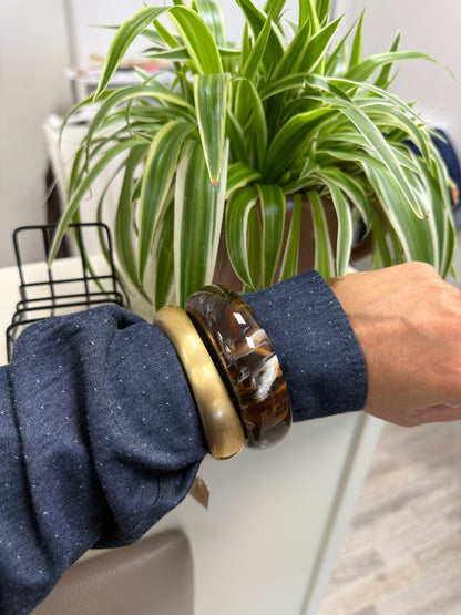 Bracciale moro resina marmorizzato Memoire