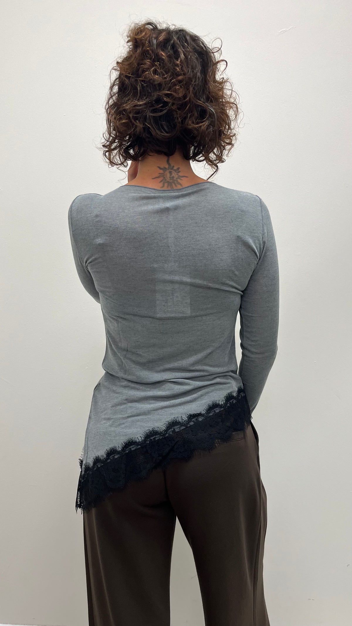 Cashmirina Susy Mix con Pizzo Grigia Art.12532