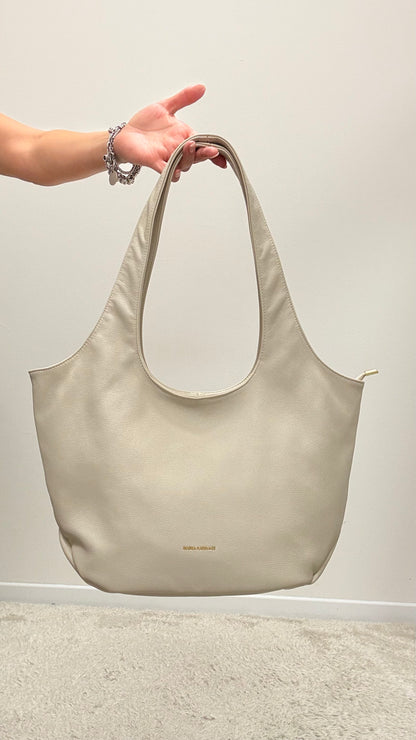 Borsa in ecopelle burro Memoire