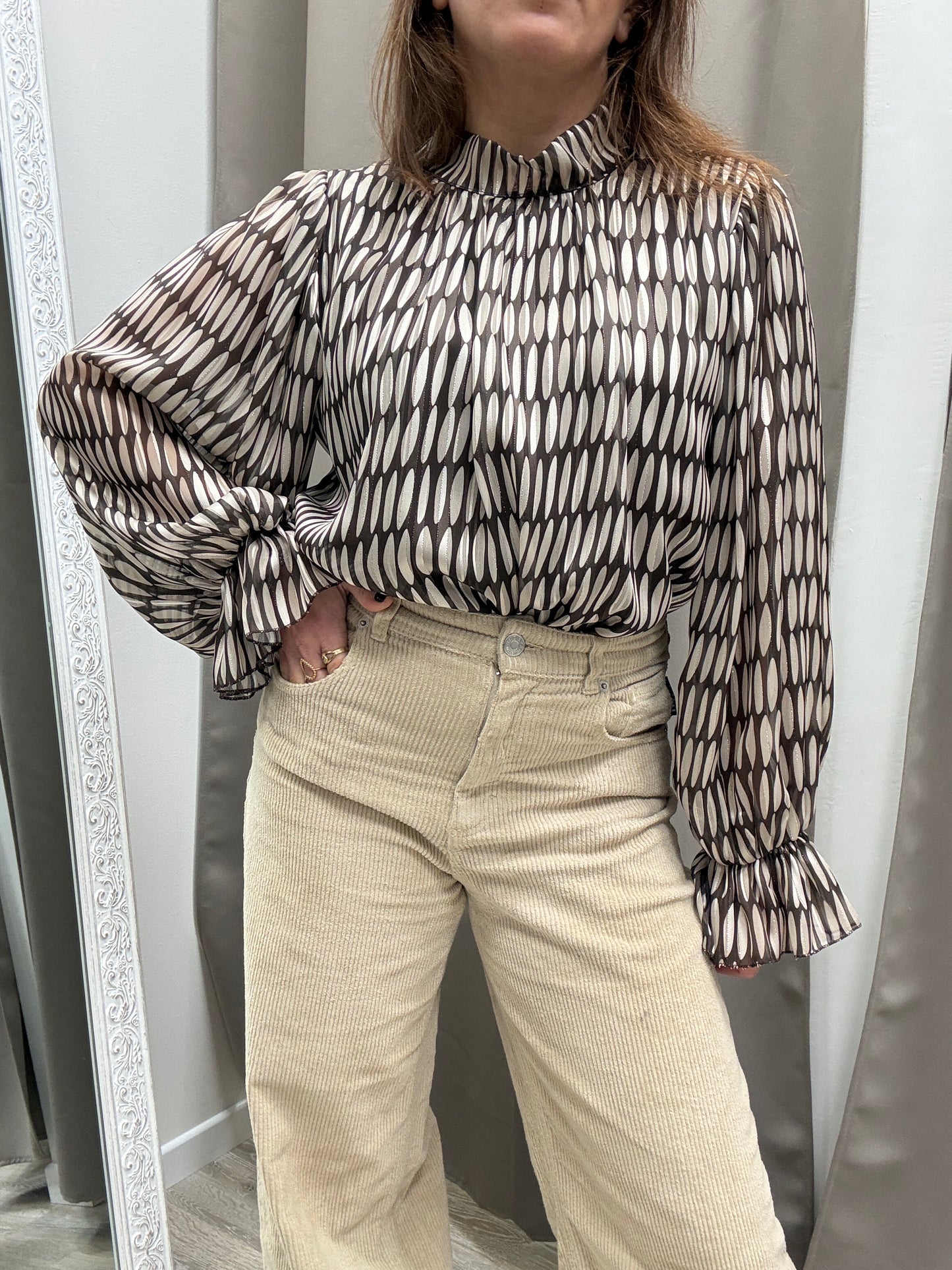 Camicia blusa fantasia Memoire