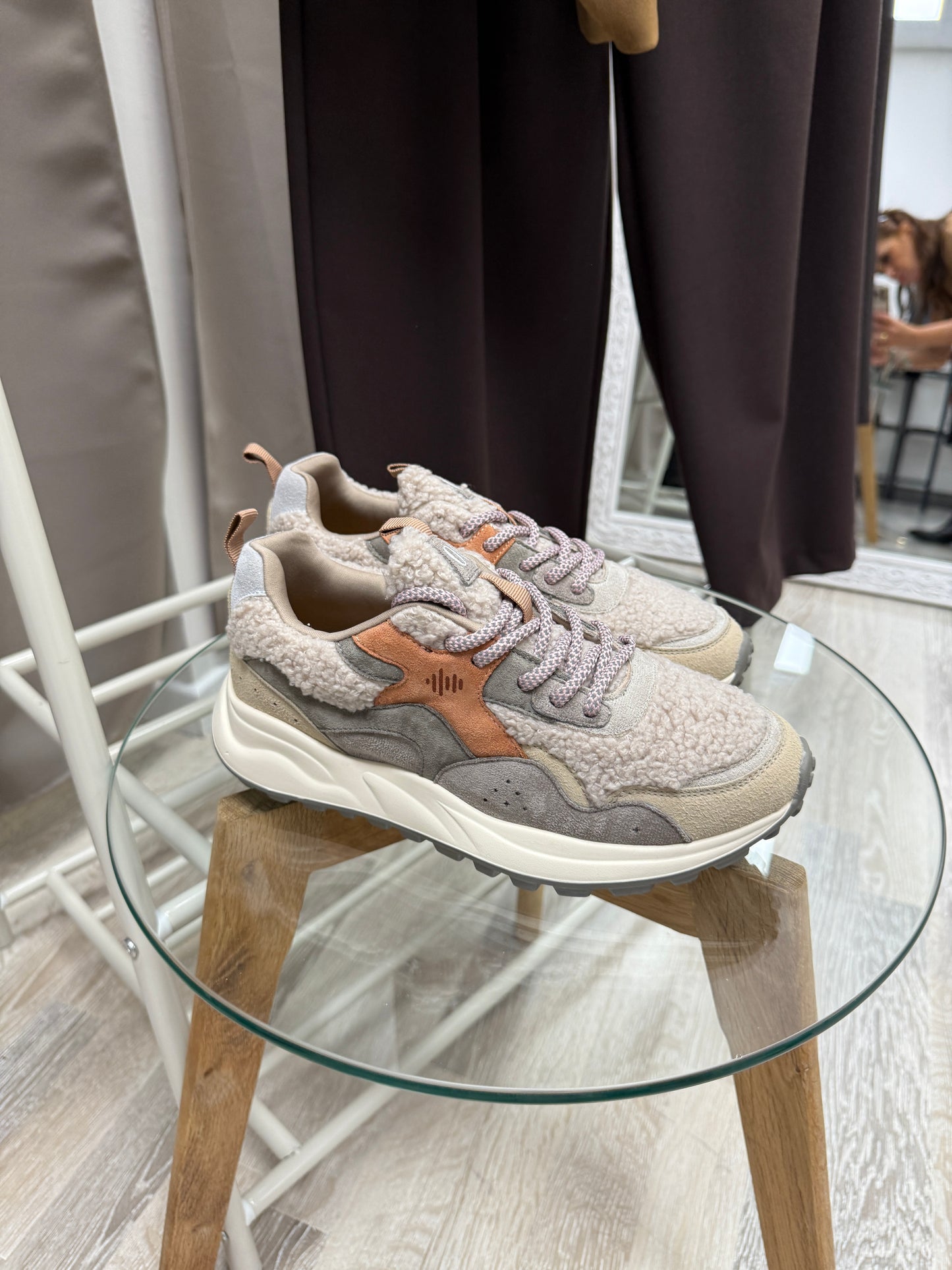 Sneaker bouclè multicolor Ovyè