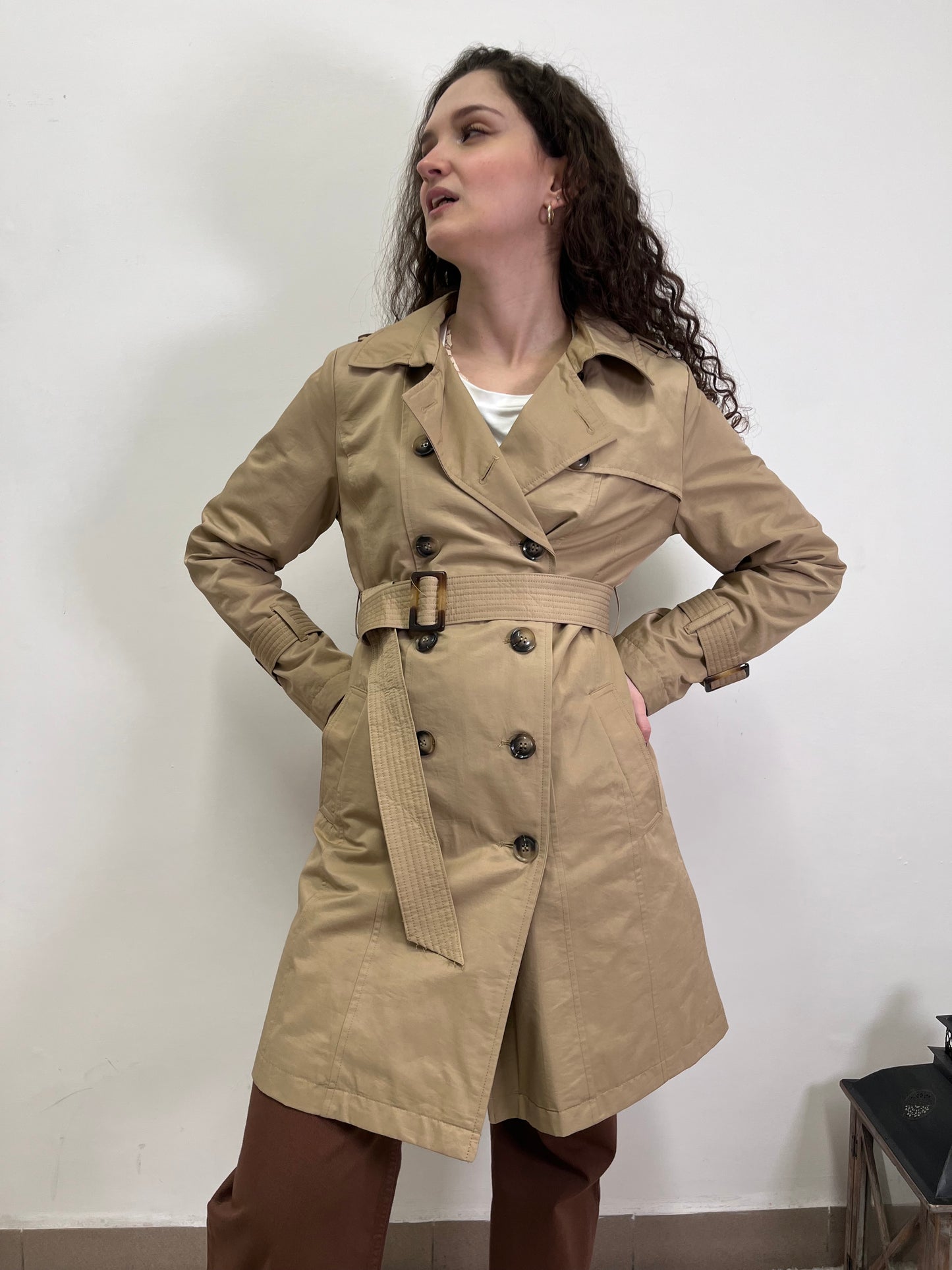 Trench con cintura Susy Mix