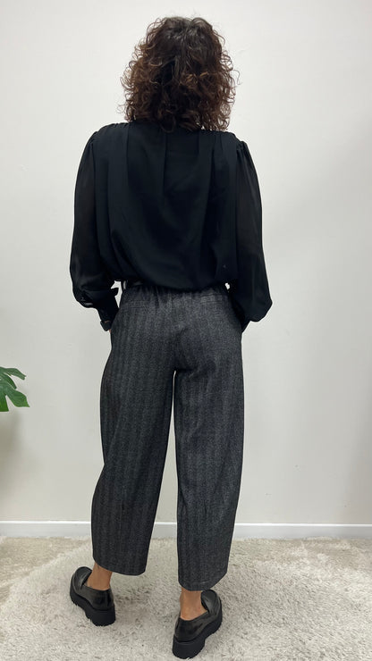 Pantalone baloon con cintura Extasy spigato