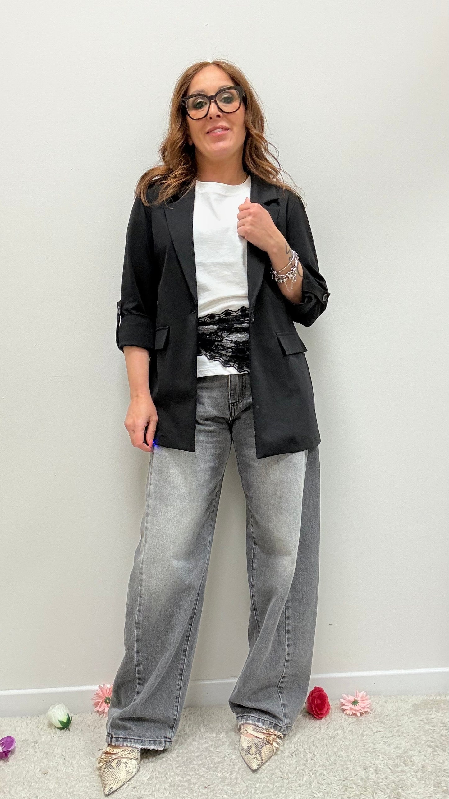 Giacca punto Milano sfiancata Extasy