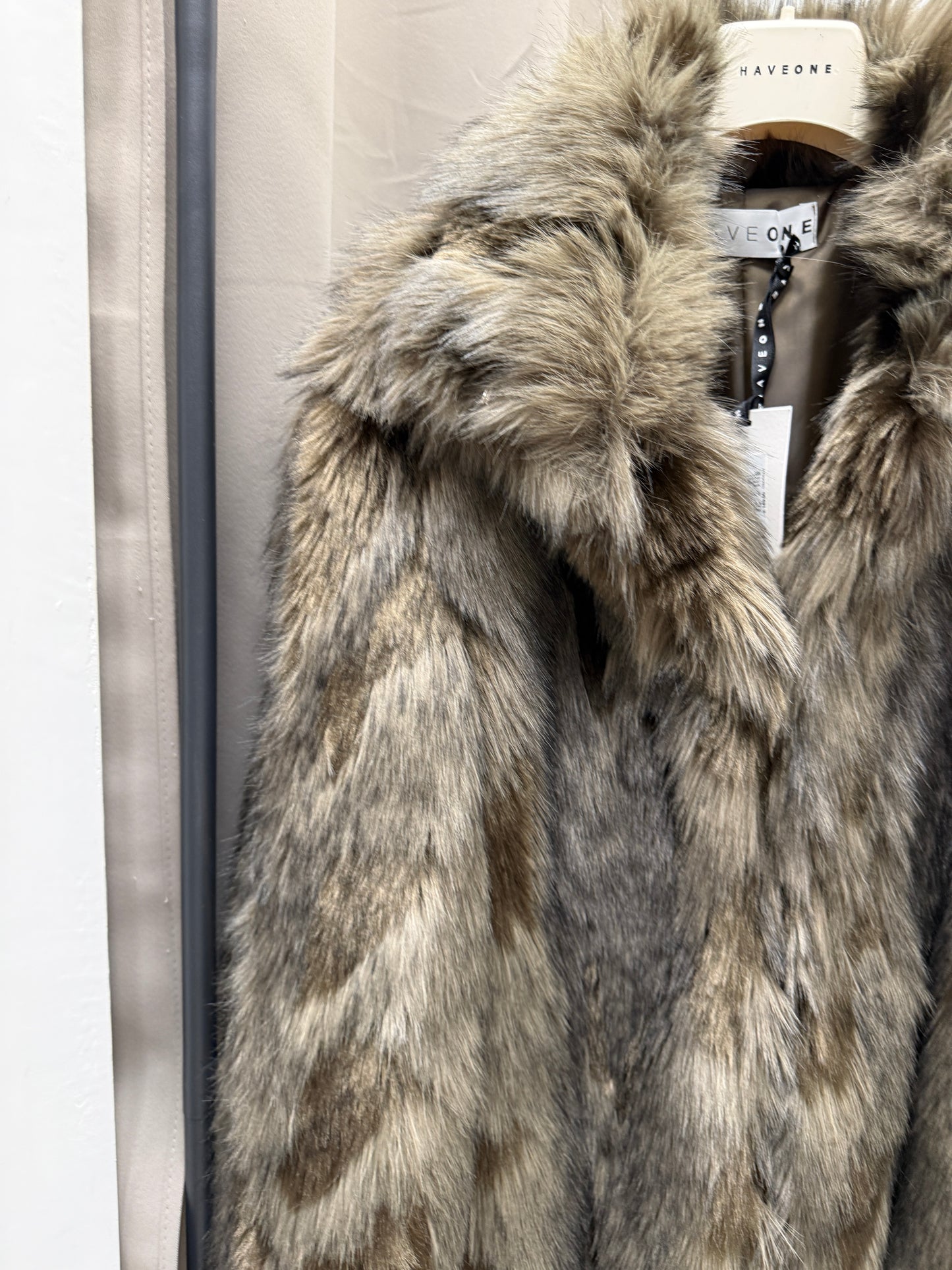 Pelliccia tortora cangiante Haveone