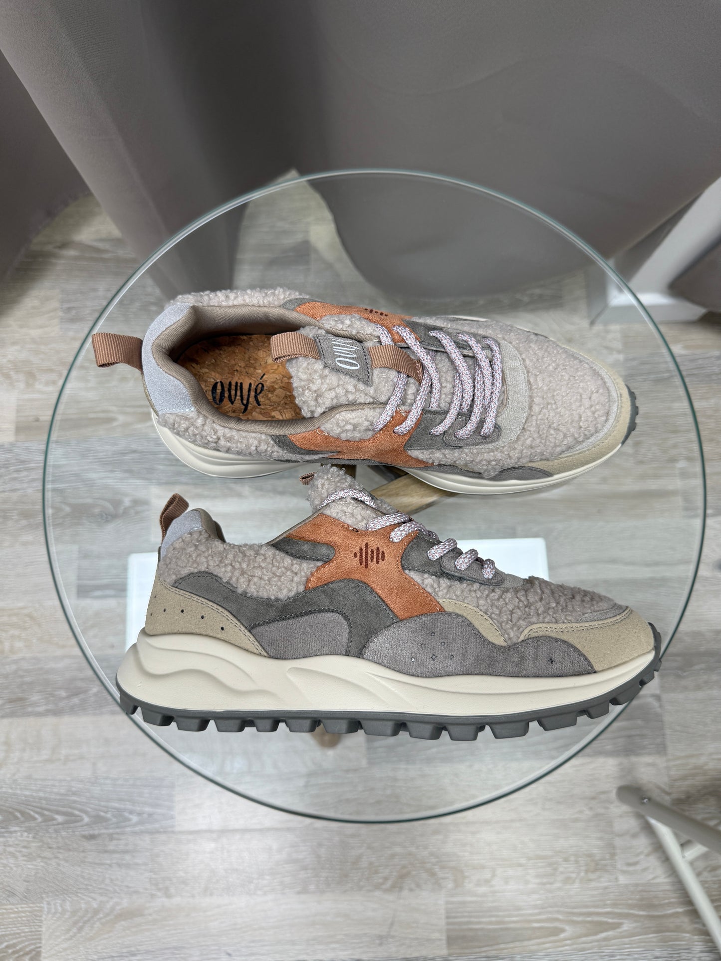 Sneaker bouclè multicolor Ovyè