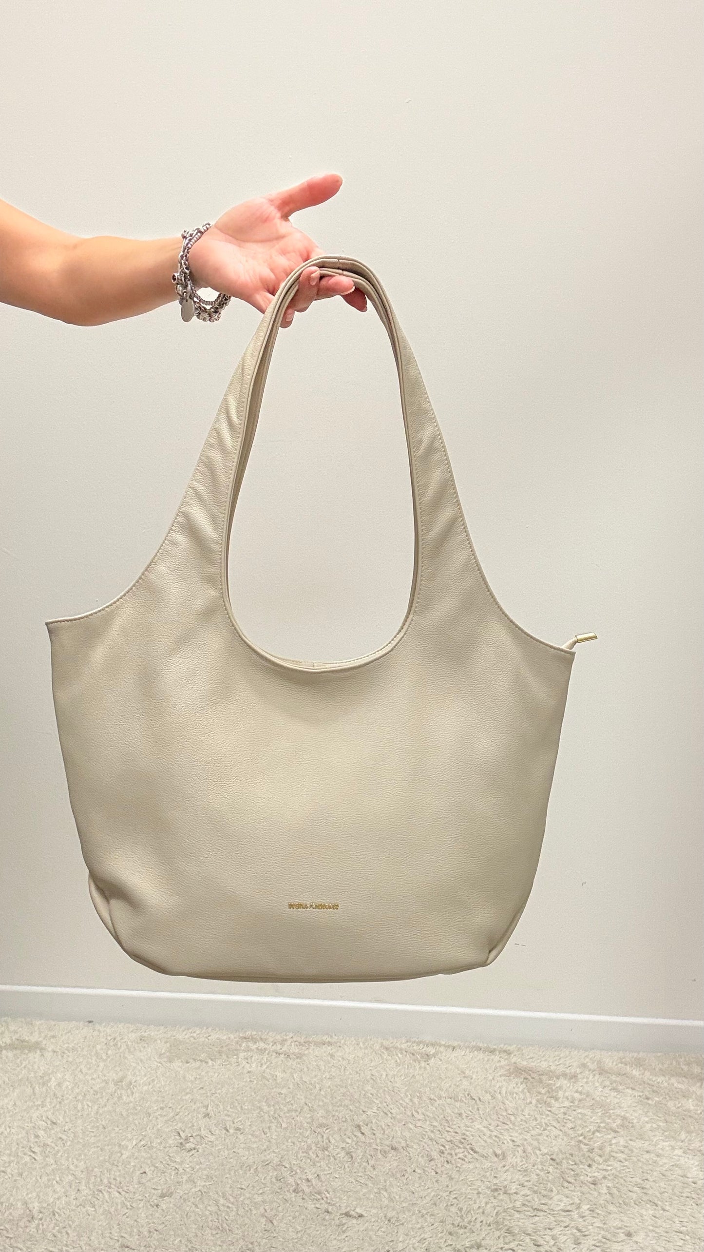 Borsa in ecopelle burro Memoire