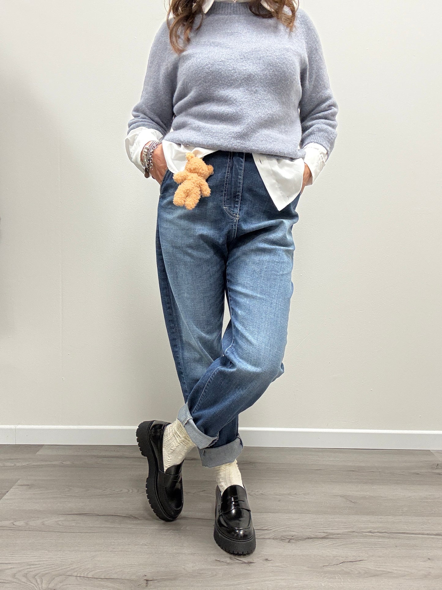 Jeans Carrot pupazzo Please