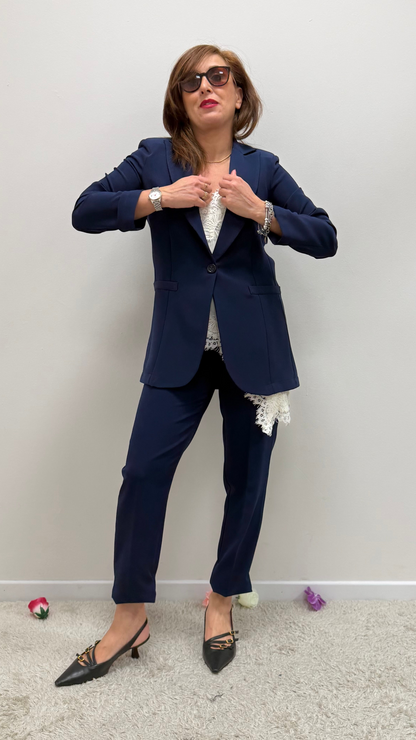 Mimì Mua Completo Blu Navy