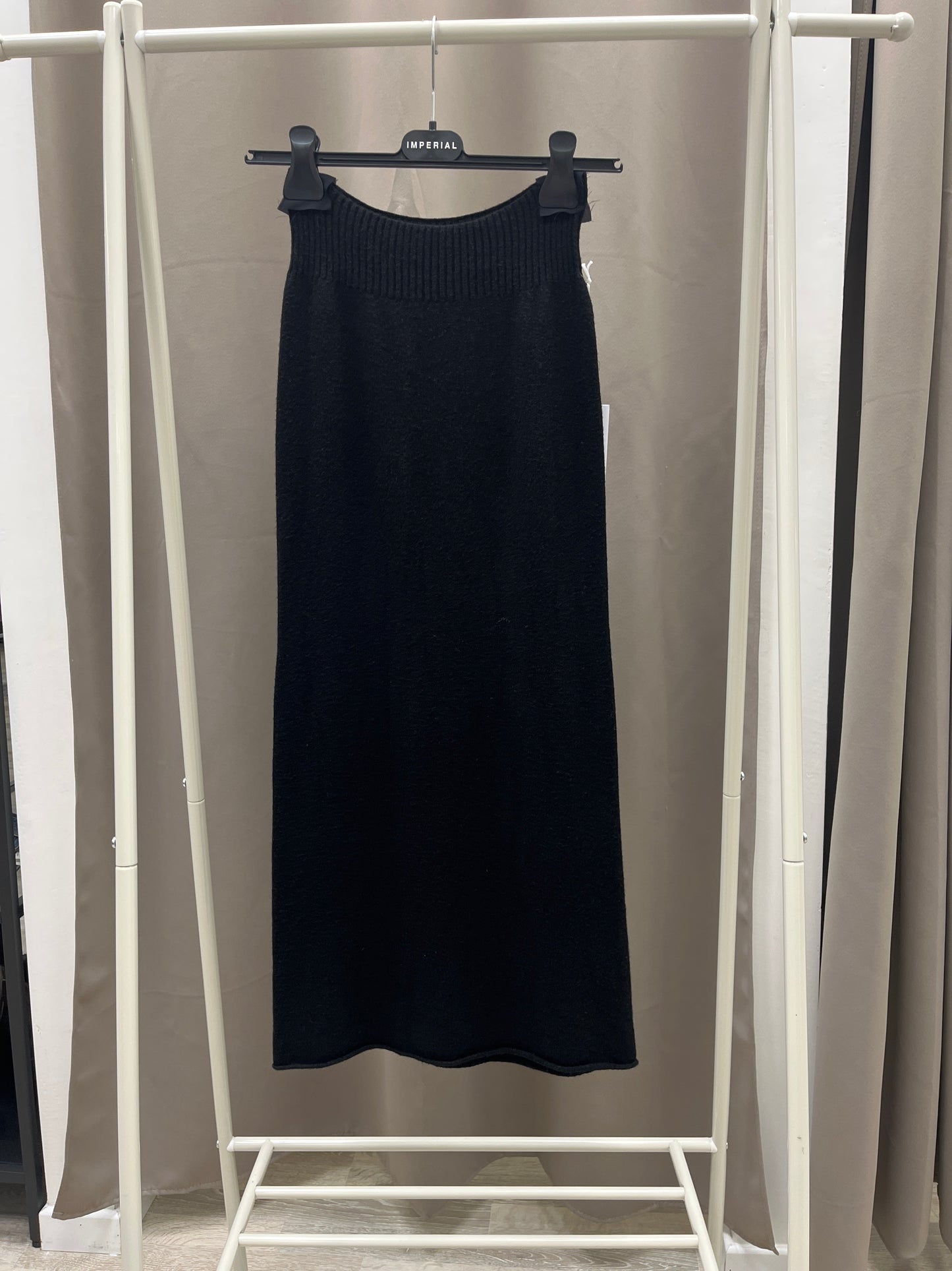 Longuette in Maglia Imperial Nera