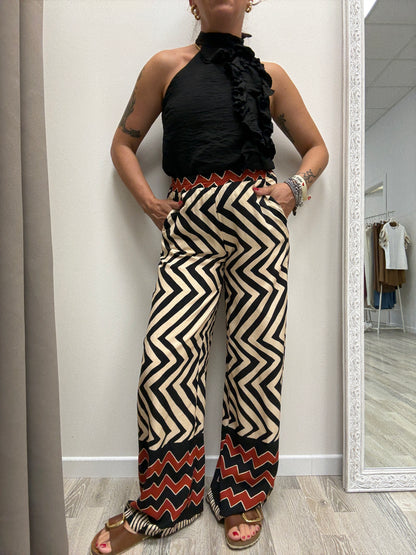 HaveOne Pantalone Fantasia etnica