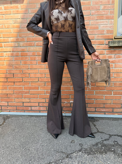 Pantaloni zampa Haveone Moro