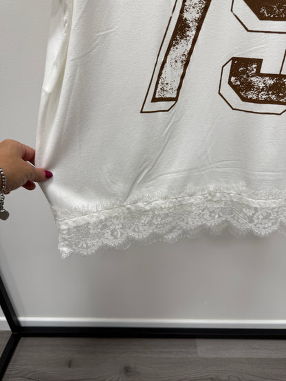 T-shirt bandana pizzo burro Haveone
