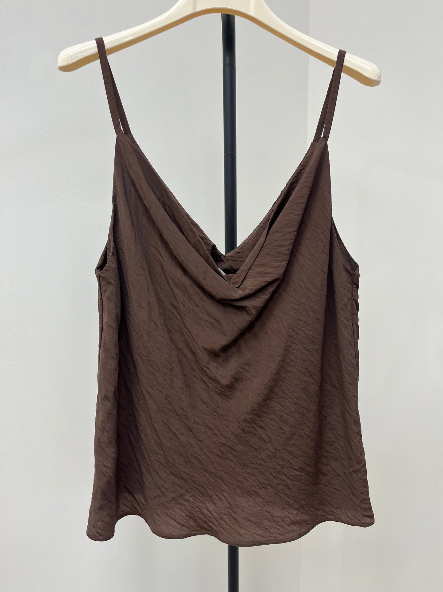 Haveone top in viscosa goffrata moro