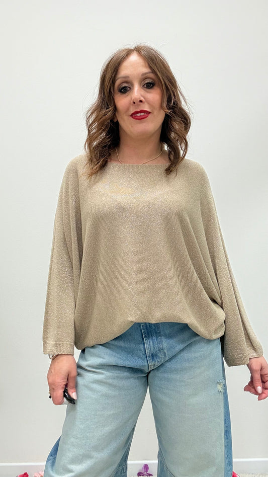 Maglia pipistrello Lurex Memoire