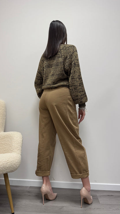 Cardigan gioiello moro e filo lurex Haveone