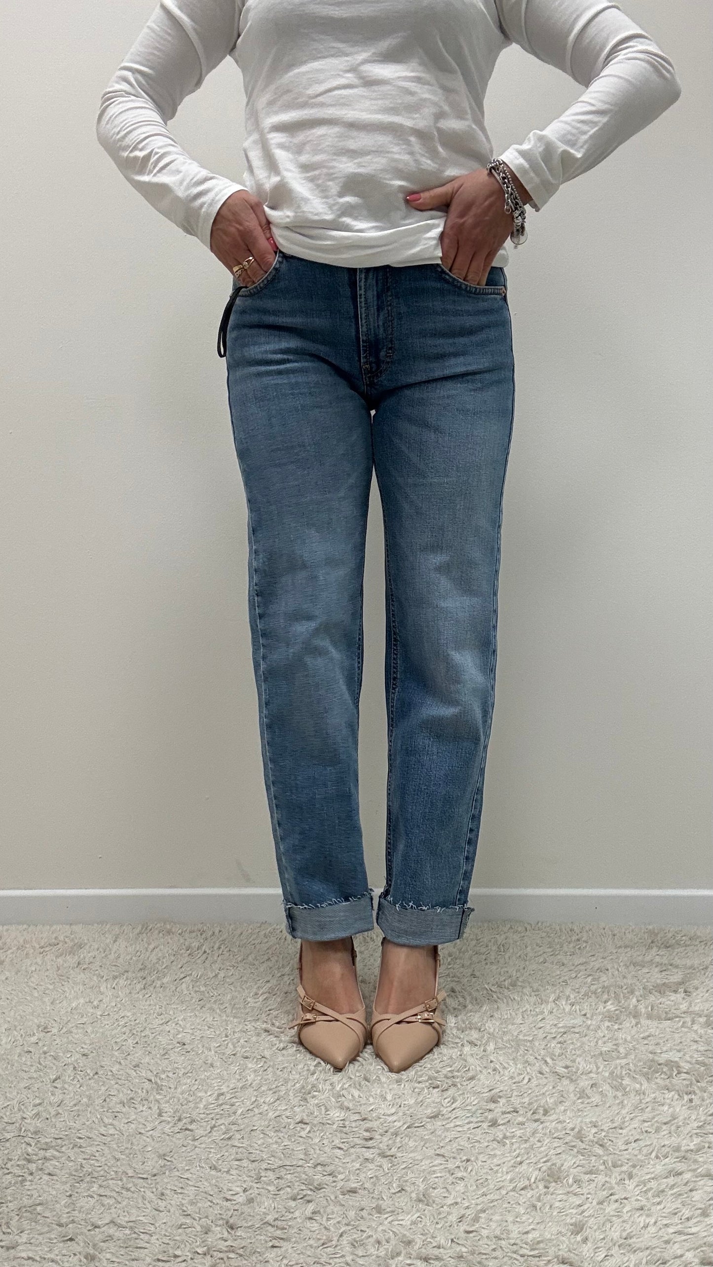 Jeans 5 tasche elasticizzato Tensione in