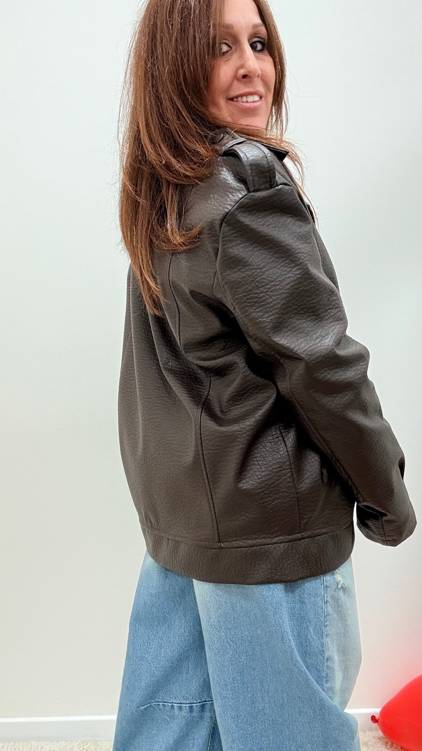 Chiodo over ecopelle martellata Haveone