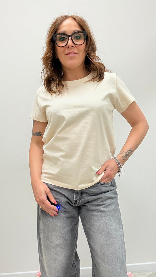 T-shirt regular fit Susy Mix burro