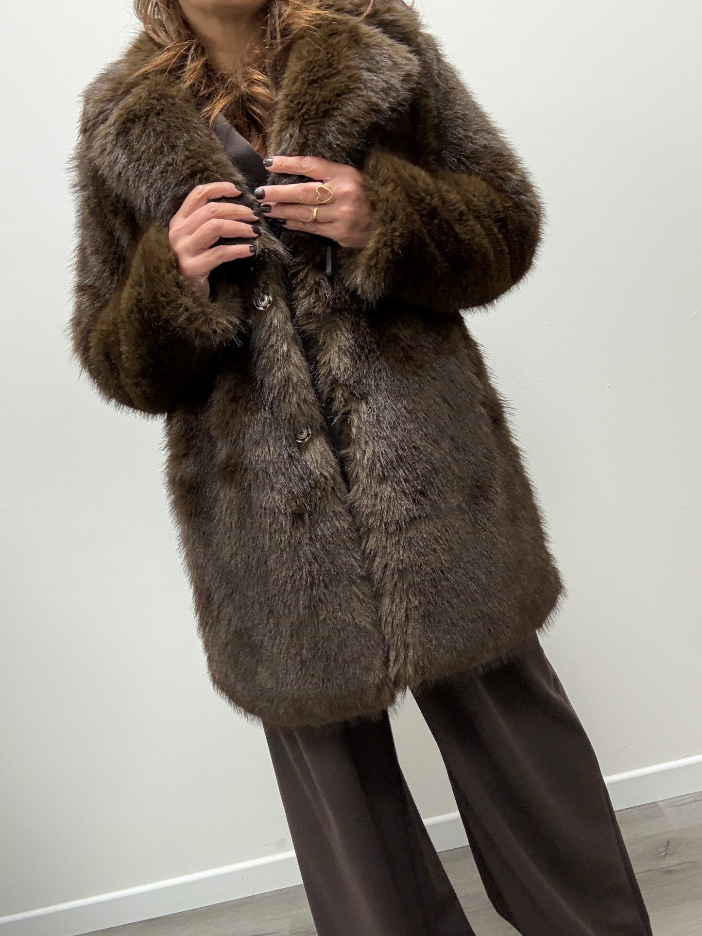 Pelliccia eco moro midi Haveone