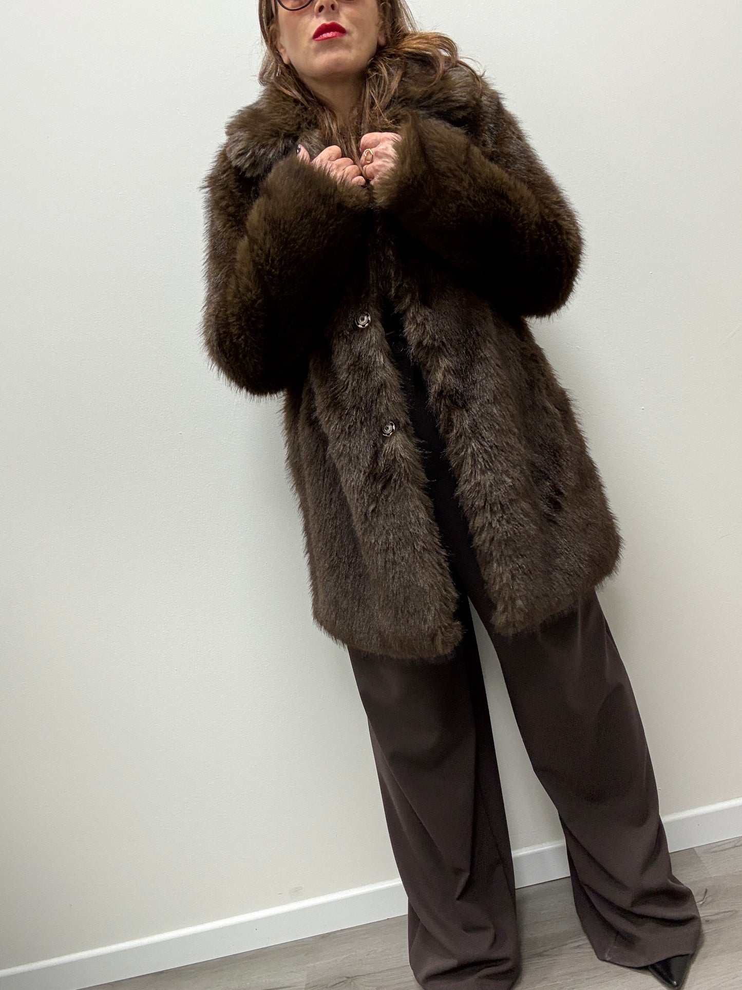 Pelliccia eco moro midi Haveone