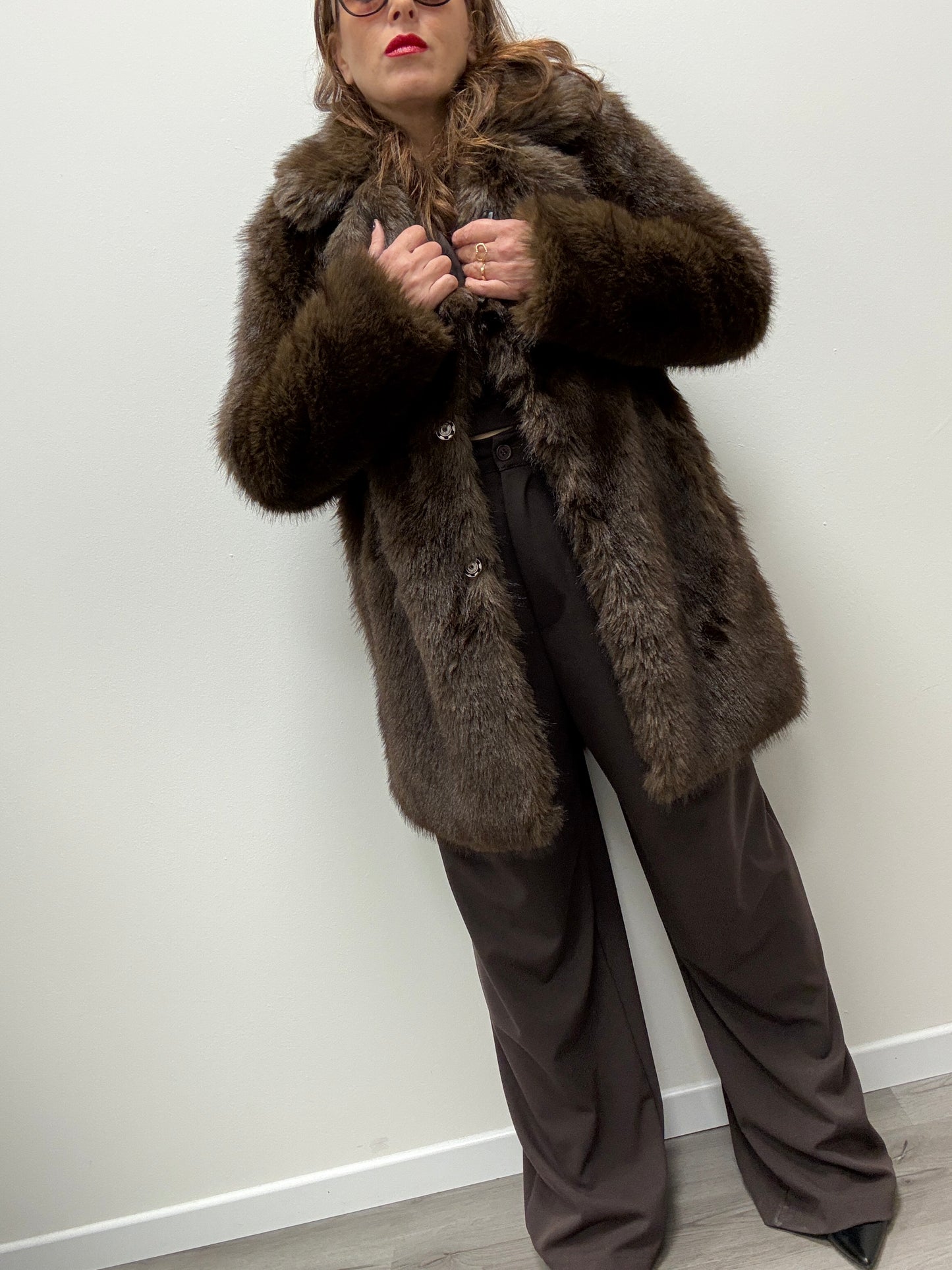 Pelliccia eco moro midi Haveone