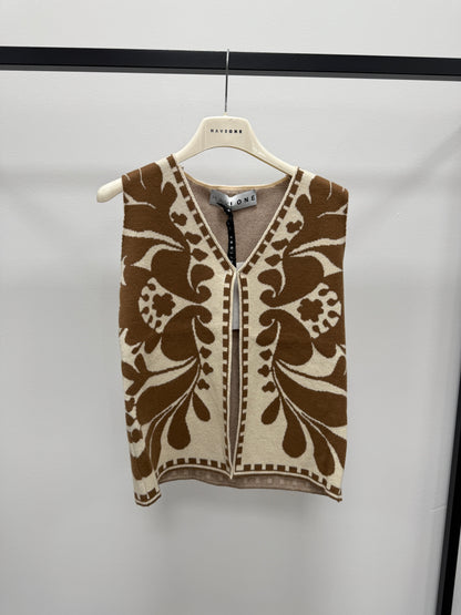 Gilet maglia Gipsy cammello Haveone