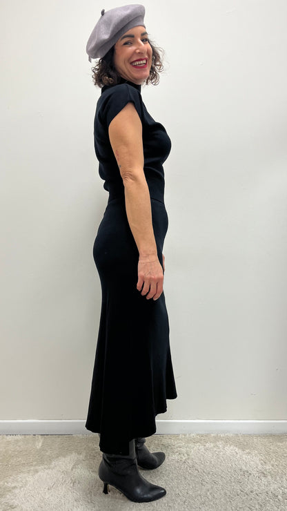 Completo in Maglia Susy Mix Nero Art.5341